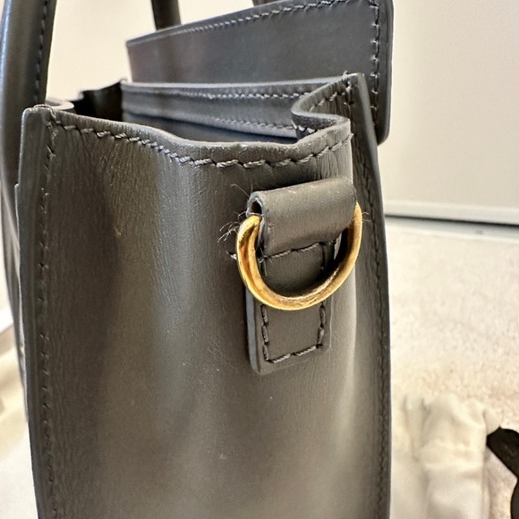 Celine Nano Luggage Bag in Drummed‎ Calfskin Gray - Picture 8 of 16